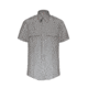 Elbeco TexTrop2 Zippered Short Sleeve Polyester Shirt - Mens, 19 in, Gray, Z3311N-19