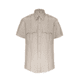 Elbeco TexTrop2 Zippered Short Sleeve Polyester Shirt - Mens, 19 in, Silver Tan, Z3312N-19