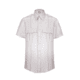 Elbeco TexTrop2 Zippered Short Sleeve Polyester Shirt - Mens, 17.5 in, White, Z3310N-17.5