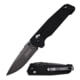 Elite Tactical 8in Folding Knife, 3.5 in, 8Cr13 Stainless Steel, Drop Point, Not Serrated, Black, ET-1016DB-SO