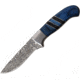 Elk Ridge Drop Point Fixed Blade Knife, 3.75 in, 3Cr13 Stainless Steel Stainless Steel, Blue, ER-200-20BL
