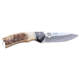Elk Ridge Drop Point Fixed Blade Knife, 3.5 in, 3Cr13 Stainless Steel Stainless Steel, White, ER-200-21JB