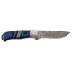 Elk Ridge Drop Point Fixed Blade Knife, 3.75 in, 3Cr13 Stainless Steel Stainless Steel, Blue, ER-200-20BL