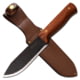 Elk Ridge Drop Point Fixed Blade Knife, 5.5 in, 65Mn Steel, Brown, ER-200-12M