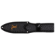 Elk Ridge Spire Fine Edge Fixed Blade Knife, 4.25in, Stainless Steel 3CR14MoV, Spear Point, Black Handle, ER-SP002BK
