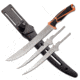 Elk Ridge Trek Interchangeable Fillet Knife Set, 5Cr15 Stainless Steel, Black/Orange, ER-TKFIX004