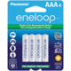 Eneloop AAA - 4 Pack 2nd Generation, White, BK-4MCCA4BA