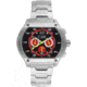 Equipe E709 Dash Watches - Men's - 48mm Case, Quartz Movement, Silver/Red, One Size, EQUE709