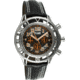 Equipe E802 Chassis Mens Watch - Black Strap, Silver Case, Rosegold/Black Dial