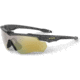 ESS Craftsman CrossBladeSTD Sunglasses, Carbon Gray Frame, Mirrored Brass Lens, Large, EE9032-30