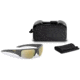ESS Waterman Crowbar Sunglasses, Carbon Gray Frame, Polarized Mirrored Green Lens, Medium/Small, EE9019-21
