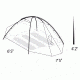 Eureka Mountain Pass 3XTE 3 Person Tent, 3 Season 2629055