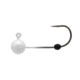 Eurotackle Micro Finesse Premium Tungsten Head 3/32oz Number 4 -White, 3/Pack, 619