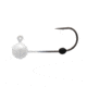 Eurotackle Micro Finesse Premium Tungsten Head 3/32oz Number 6 -White, 3/Pack, 616