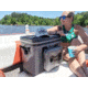 Evolution Outdoor Design EVO Leak Proof Rolling Cooler, Gray/Black, 50qt, 25000-EV