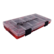Evolution Outdoor Drift Series 3500 Colored Tackle Tray, Red/Black, 3500, 35018-EV