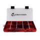 Evolution Outdoor Drift Series 3500 Colored Tackle Tray, Red/Black, 3500, 35018-EV