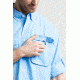 ExOfficio Air Strip Long Sleeve Shirt - Men's, Lt Lapis, 2XL, 10012035-5224-2XL