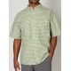 ExOfficio Air Strip Micro Plaid Short Sleeve Shirt - Mens