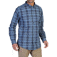 Arabica Plaid Long Sleeve Shirt - Mens -Navy-Large