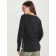 ExOfficio BA Wanderlux Crew LS - Womens, Black, Extra Small, E12445-9999-XS