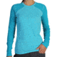ExOfficio Bugsaway Lumen Long Sleeve Crew - Women's -Chlorine-X-Large