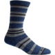 ExOfficio BugsAway Sol Cool Crew Sock - Men's-Navy Stripe-S/M