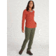 ExOfficio Demo, BA Novais Henley Long Sleeve Shirt - Women's, Rust Heather, Medium, 2111-3369-RustHTHR-M-DM