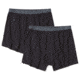 ExOfficio Give-N-Go 2.0 Boxer 2Pk - Mens, Black, Large, 1241-6693-9999-L