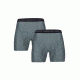 ExOfficio Give-N-Go Boxer Brief 2-Pack Mens, Charcoal, S, 12412338-9600-S