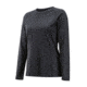 ExOfficio Give-N-Go Perf Base Layer Crew - Women's, Black, Extra Small, 2244-2973-Black-XS