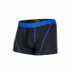 ExOfficio Give-N-Go Sport Mesh 3 Inch Boxer Brief Mens, Black/Royal, S, 12412458-9307-S