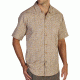 ExOfficio Mundi Jacquard Short Sleeve Shirt - Men's -Spice-XX-Large