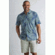 ExOfficio Next-To-Nothing Pindo Print Short Sleeve Shirt Men's, Indigowash, 2XL 10023033-5990_2XL