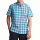 ExOfficio Sol Cool Leman Plaid Short Sleeve - Men's-Deep Water-Large