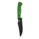 Montana Knife Company Nock On Triumph Hunter XL Fixed Blade Knives, 5.125 inch, 52100 Ball Bearing Steel, Fixed Blade, G10 Handle, Green/Black, 9.75 inch, MKC-000380