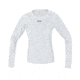 GOREWEAR Womens M WINDSTOPPERR Base Layer Long Sleeve Shirt in Light Grey/White Small 4-6 Slim fit 39CD4BC4, 100320-9201-38