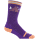 Farm To Feet Asheboro Camping Hiker Sock - Womens-Parachute Purple/Pecan-Large