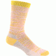 Farm To Feet Bend Stylized Traditional Hiker Sock - Womens-Lemon Curry/Blush-Medium