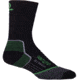 Damascus Medium Crew Sock - Mens-Black/Silver-X-Large