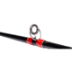 Favorite Fishing Brush Dobber Crappie Spinning Rod, 6ft 8in, Ultra Light, Red/Black, DBR-681UL