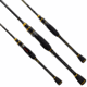 Favorite Fishing Jack Hammer JVD Spinning Rod, 6ft 10in, Medium, Black/Gold, JHM-JVD-6101M