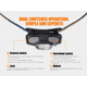Fenix HL32R Rechargeable Headlamp w/ Battery, 600 Lumens, Gray HL32XPGY