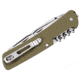 RUIKE L21 Multifunction Knife, 3.35in, 14C17N Stainless Steel, Clip Point, Plain Blade, Green, L21-G