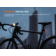 Fenix Lighting Fenix BC28R Rechargeable Lithium Ion 2500 Lumens LED Bike Light, Black, BC28RBCBK