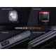 Fenix Lighting Fenix BC28R Rechargeable Lithium Ion 2500 Lumens LED Bike Light, Black, BC28RBCBK