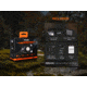 Fenix Lighting HL45R Lithium Ion 1000 Lumens Luminus SFT25R LED, OSRAM GR QSSPA1.23 LED Headlamp, Black, HL45RXBK