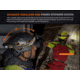 Fenix Lighting HM75R Lithium Ion 1600 Lumens Luminus SST40 LED, Luminus SST20 LED, OSRAM GR QSSPA1.23 LED Headlamp, Black, HM75RDCBK