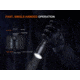 Fenix Lighting TK30R Lithium Ion 500 Lumens Laser Module Flashlight, Black, TK30RLSBK