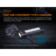 Fenix Lighting WT16R Lithium Ion 300 Lumens CREE XP-E2 LED, COB Flashlight, Black, WT16RXBK